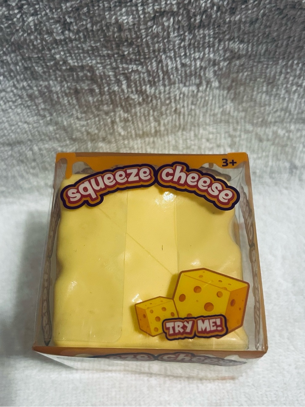 Squeeze Cheese coconut oil Squishy Toy